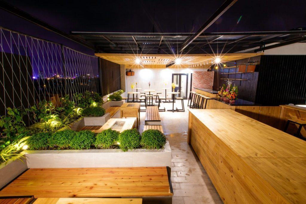 Không gian vườn sân thượng Hanami