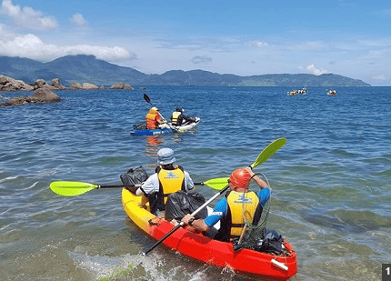 Đua thuyền tại biển Đà Nẵng