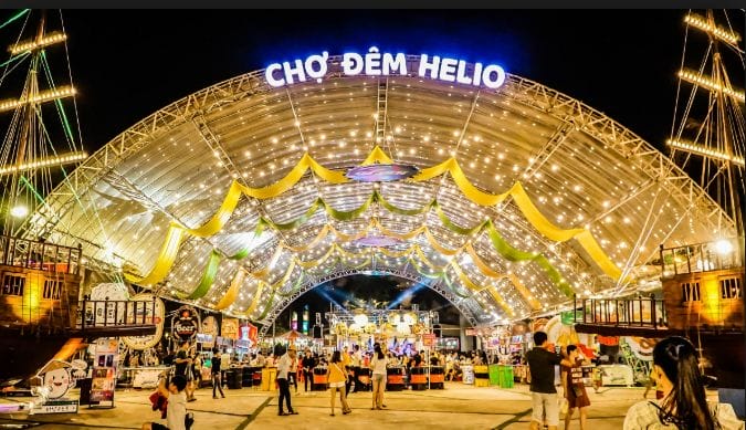 Rụng tim trước khu chợ đêm Helio siêu hấp dẫn 1 chợ đêm helio Đà nẵng