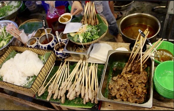 món ăn ngon tại chợ đêm helio Đà nẵng