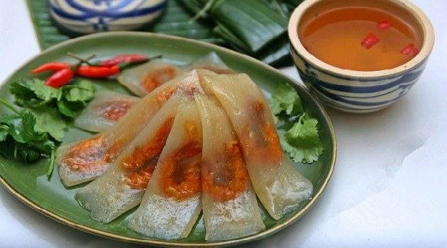 Hấp dẫn các món ăn vặt tại Đà Nẵng 2 bánh lọc, bánh bột lọc - món ăn vặt ngon Đà Nẵng
