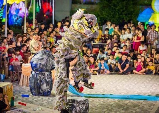 Lễ hội lân sư rồng quốc tế dịp lễ 2 tháng 9 - Du lịch Đà Nẵng 1 múa lân tại lễ hội lân sư rồng quốc tế Đà Nẵng