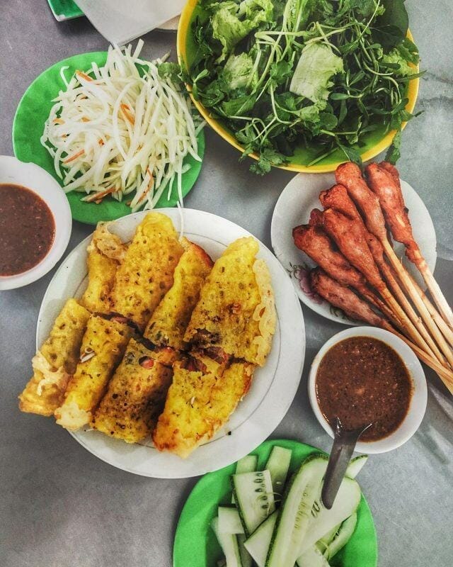 Bánh xèo Bà Dưỡng Đà Nẵng siêu ngon