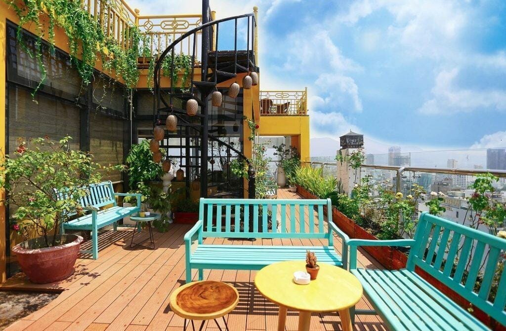 Coffee Bar Sunset t%E1%BA%A7ng 20 Luxtery Hotel %C4%90%C3%A0 N%E1%BA%B5ng