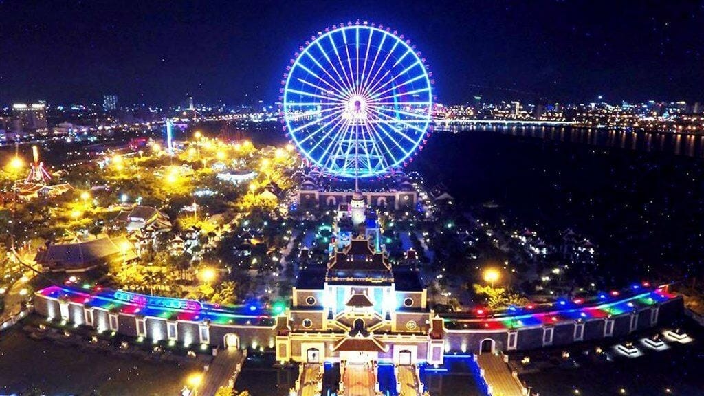 Vòng quay mặt trời ở đà nẵng - aisia park da nang