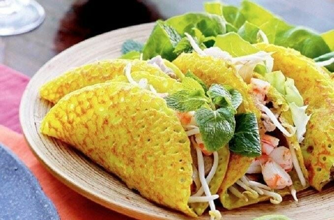 bánh xèo đà nẵng miền trung việt nam