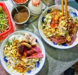 Ẩm thực Đà Nẵng 2 Bún mắm bà Vân Đà Nẵng