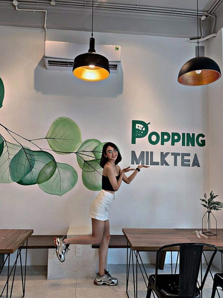 Top 10 best milk tea shops in Da Nang 1 quán trà sữa Popping Tea Đà nẵng