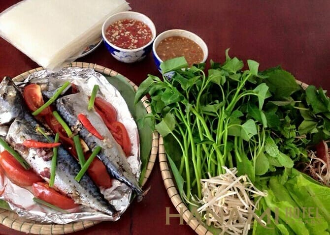Bánh tráng cuốn thịt heo