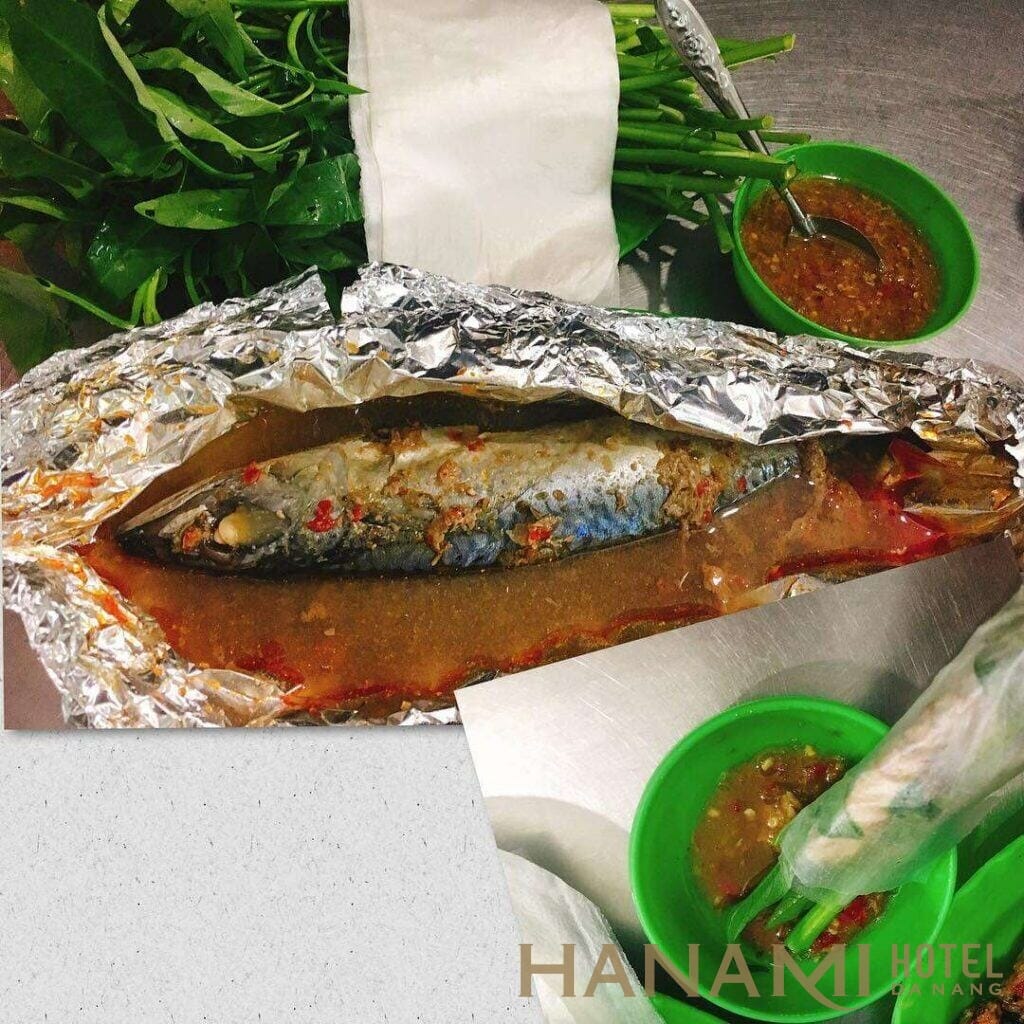 quán Mười Rau - cá nục cuốn bánh tráng Đà Nẵng