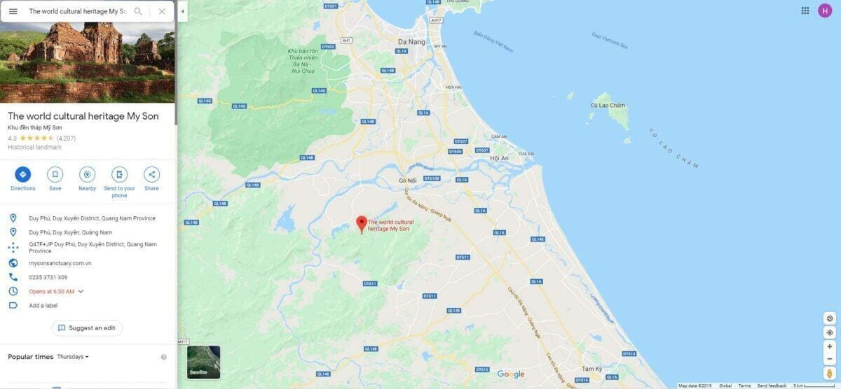 Thánh địa Mỹ Sơn - vẻ đẹp huyền bí của di sản văn hóa thế giới 1 thánh địa Mỹ Sơn ở đâu
