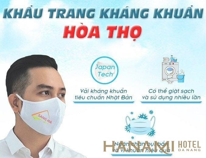 Khẩu trang vải kháng khuẩn Đà Nẵng có thể sử dụng lại sau nhiều lần giặt