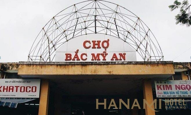 cổng chợ Bắc Mỹ An Đà Nẵng