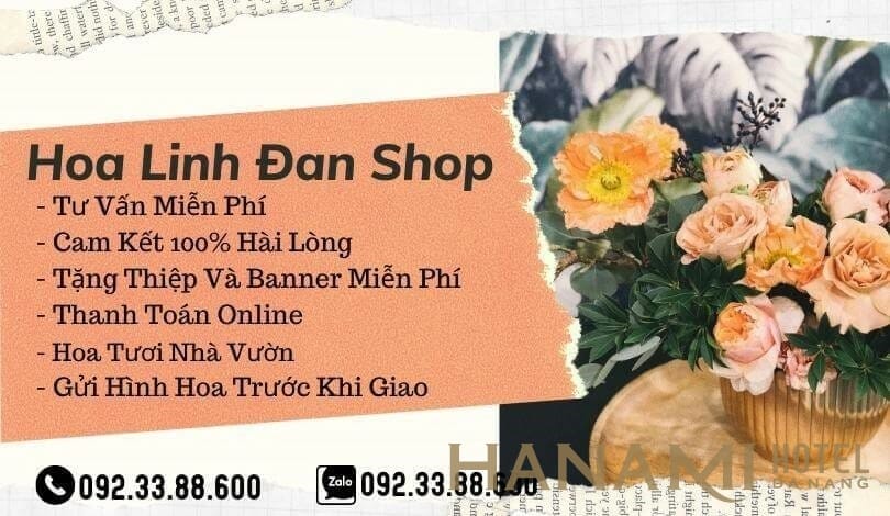 Shop hoa tươi Đà Nẵng - Địa chỉ 19 cửa hàng được nhiều người ưa chuộng nhất 5 hoa linh dan