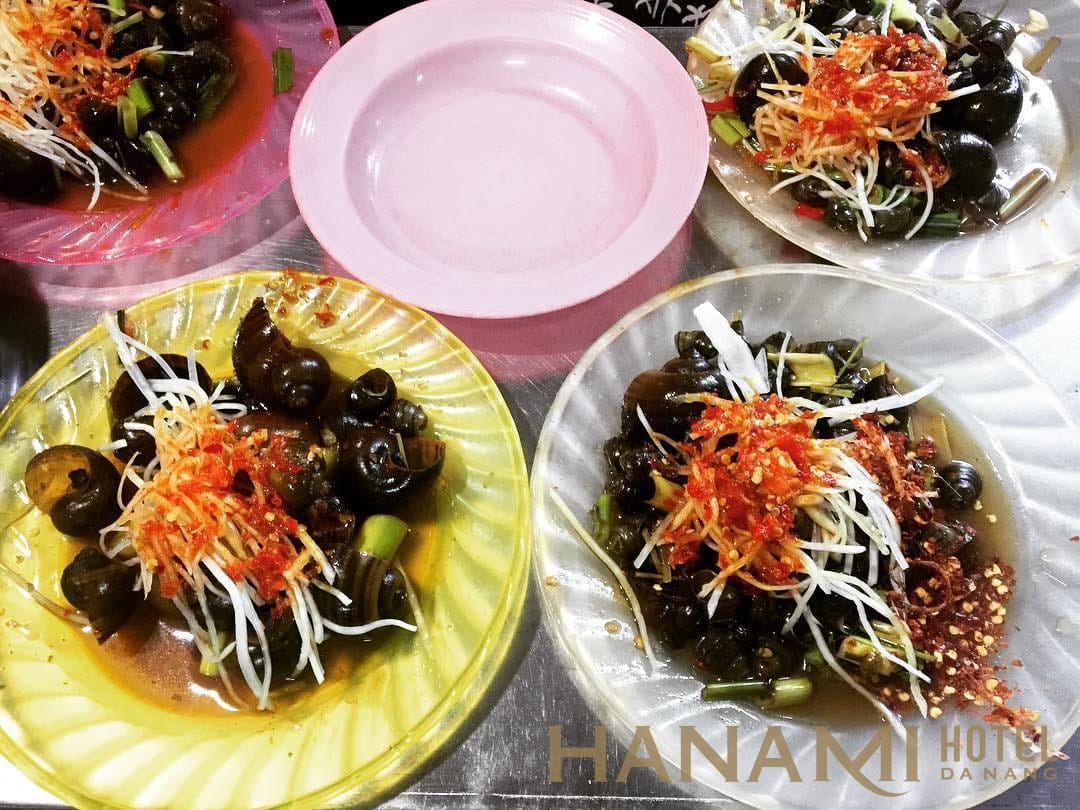 ốc hút ở chợ Bắc Mỹ An Đà Nẵng