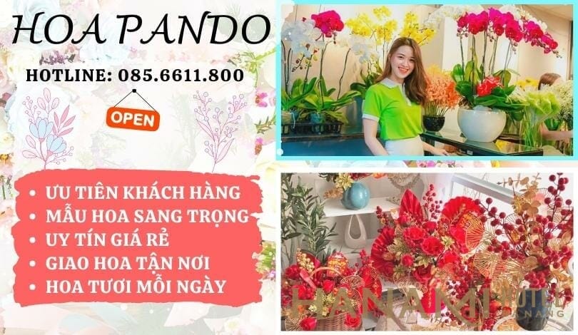 Shop hoa tươi Đà Nẵng - Địa chỉ 19 cửa hàng được nhiều người ưa chuộng nhất 3 shop hoa pando