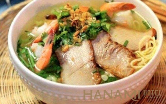 tô mì xíu Đà Nẵng có hương vị đặc biệt