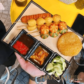 Những khay xôi đẹp mắt - Xôi chiên Anh Mập Châu Thị Vĩnh Tế