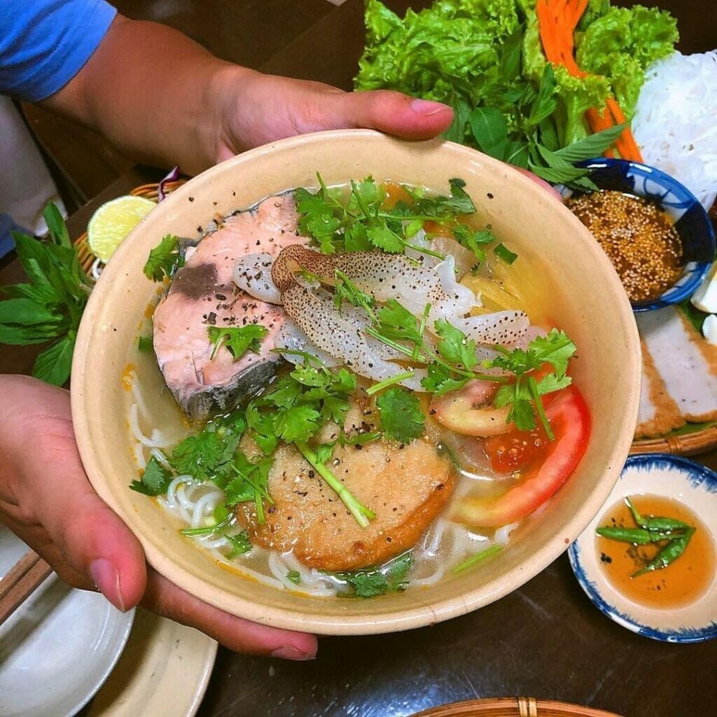 Bún cá Đà Nẵng - Top 10 quán du khách không thể bỏ qua 11 bún cá 119 Lê Đình Dương Đà Nẵng