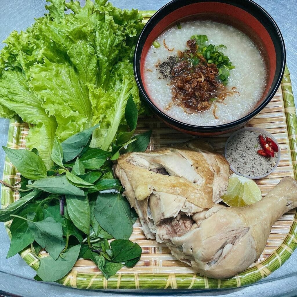 cháo gà Đà Nẵng ngon tuyệt đỉnh