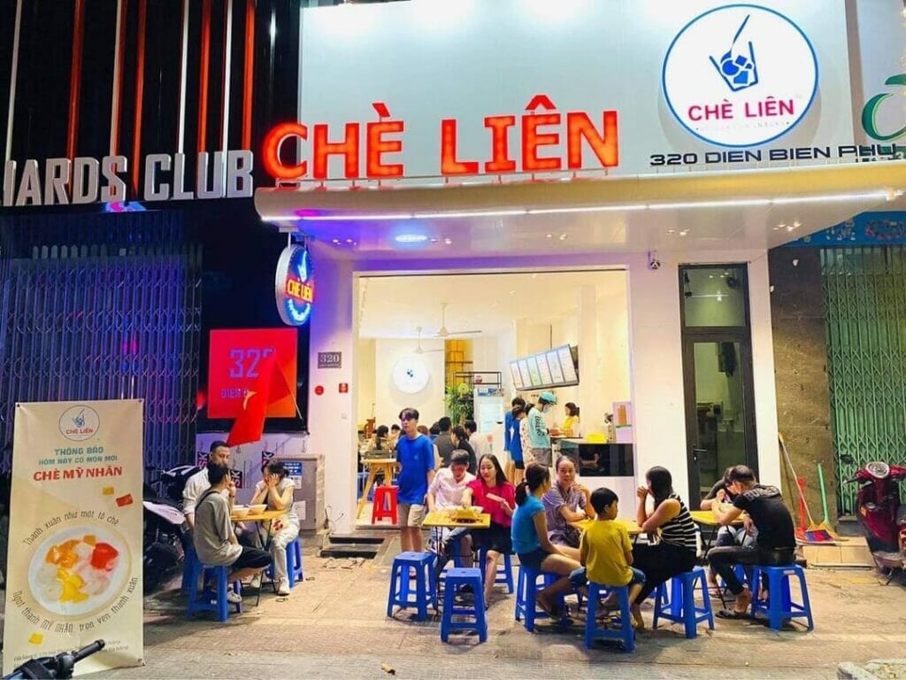 Chè Liên có rất nhiều chi nhánh tại Đà Nẵng - chè liên cơ sở Điện Biên Phủ
