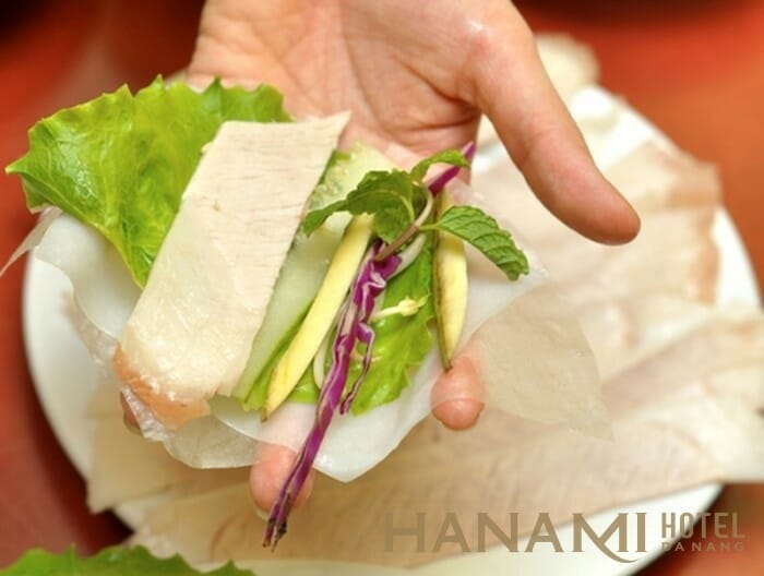 Bánh tráng cuốn thịt heo