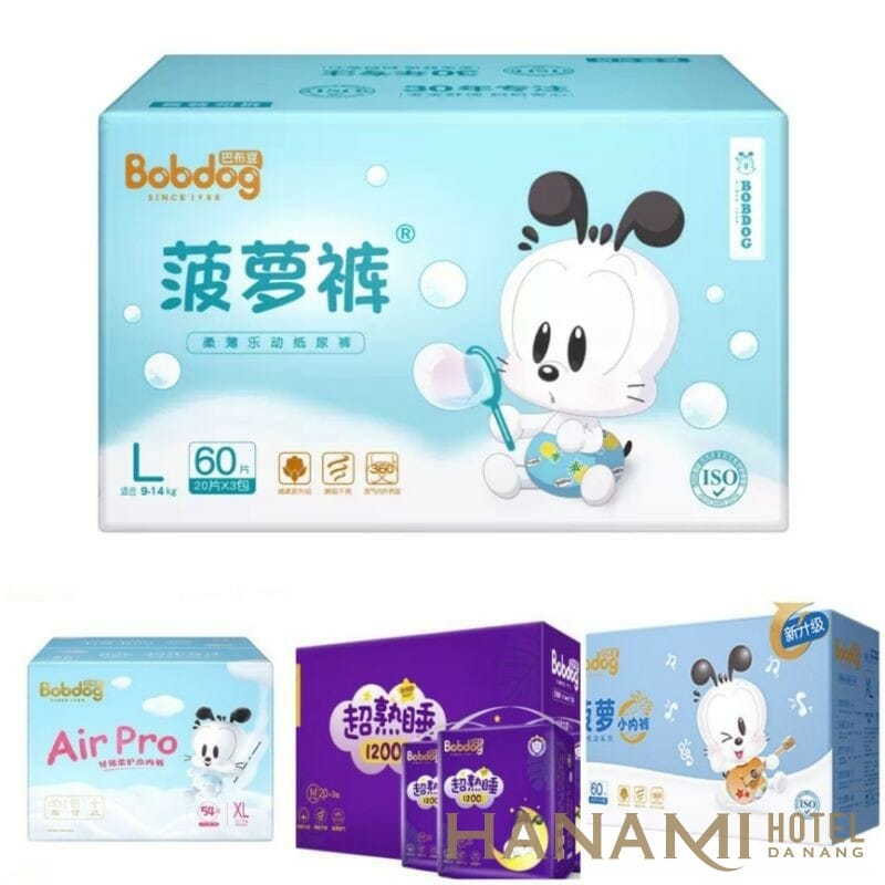 Tã bỉm Bobdog - Sự lựa chọn tuyệt vời cho mẹ bỉm 5 Thùng Bỉm Bobdog dán/quần đủ size M60/L54/XL48/XXL42. miếng. - Tã dùng một lần | MevaBe.co