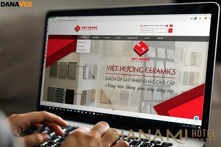 Thiết kế web cho Việt Hương | DanaWeb - Công ty thiết kế web Đà Nẵng