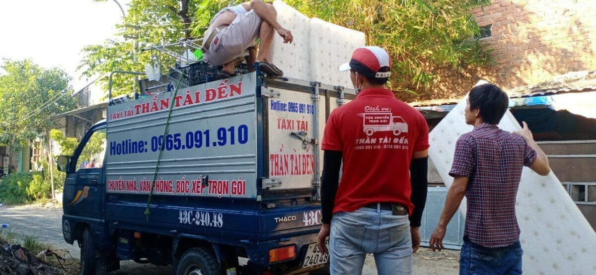 0965.091.910 - DỊCH VỤ TAXI TẢI THẦN TÀI ĐẾN - Dịch vụ chuyển nhà Đà Nẵng - Dịch vụ bốc xếp Đà Nẵng - Taxi tải Đà Nẵng - Chở hàng Đà