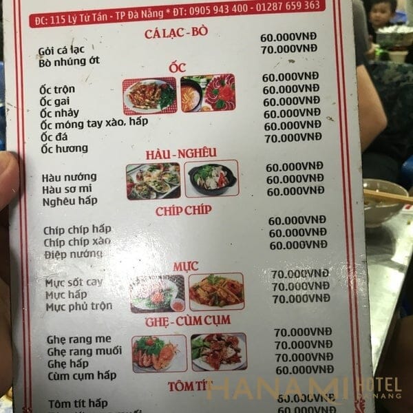 Review quán hải sản Ba Rô - Đà Nẵng 