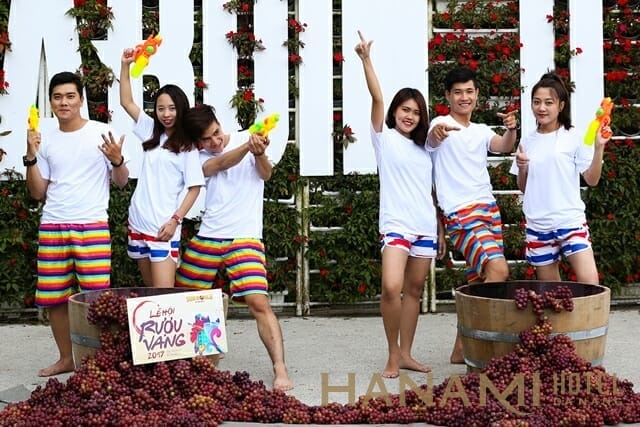 Bùng nổ lễ hội rượu vang Bà Nà Hills