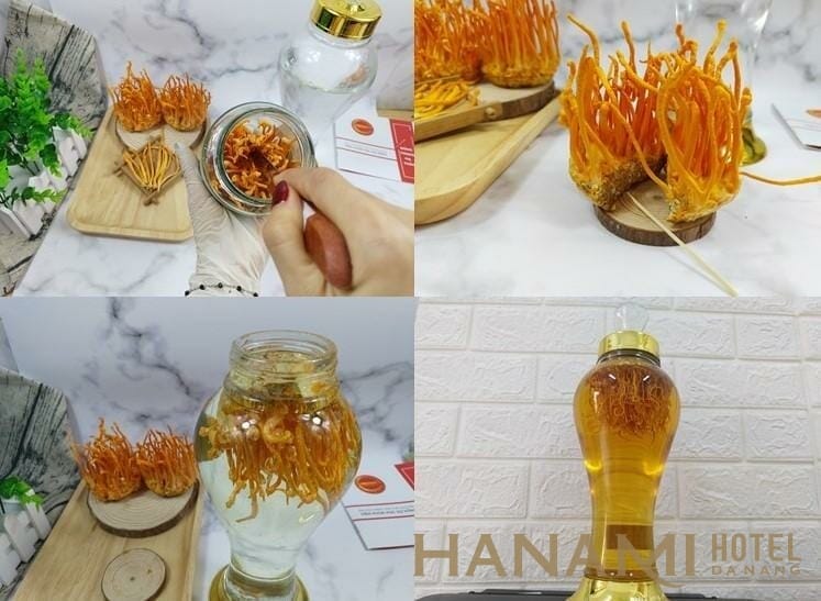 Tất tần tật về cách dùng đông trùng hạ thảo đầy đủ nhất 5 4 Cách ngâm rượu đông trùng hạ thảo khô chuẩn nhất