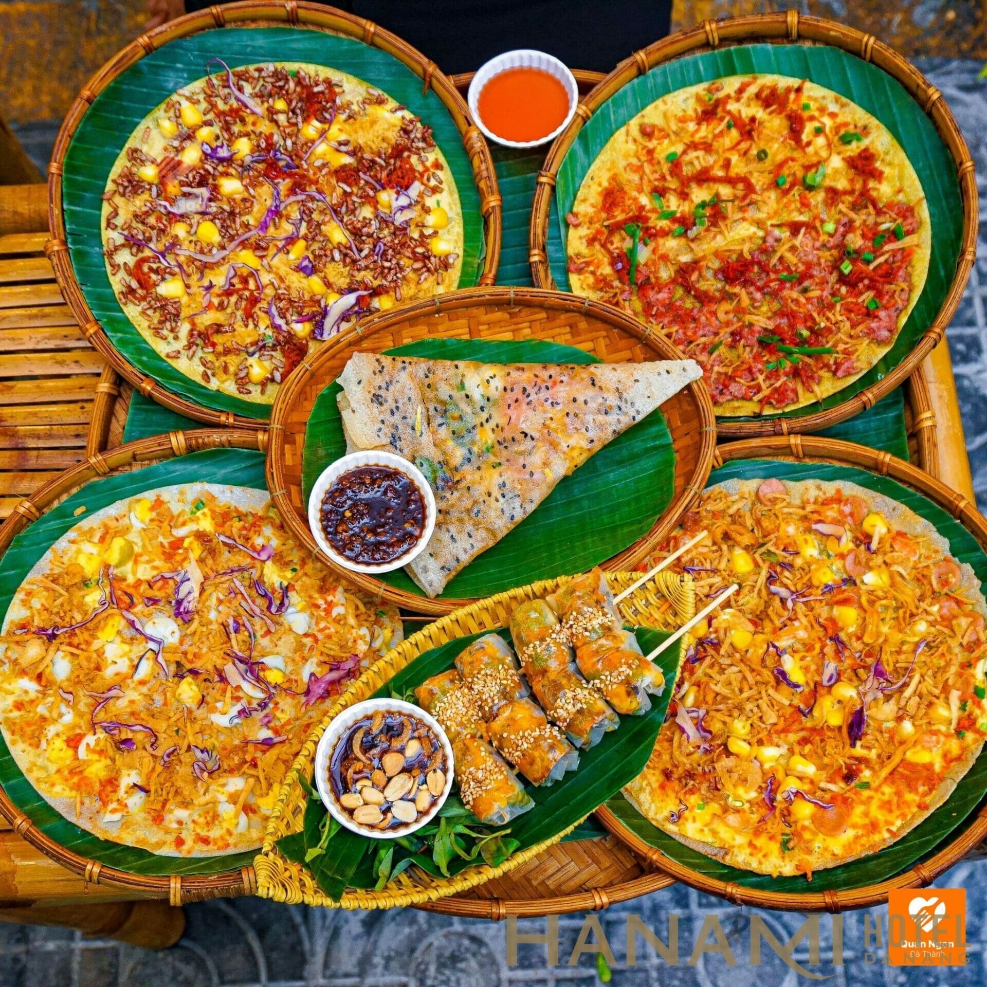 Review buffet Gióng bánh tráng Đà Nẵng