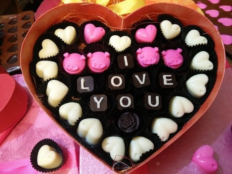 Quà tặng socola cho bạn gái cực cute