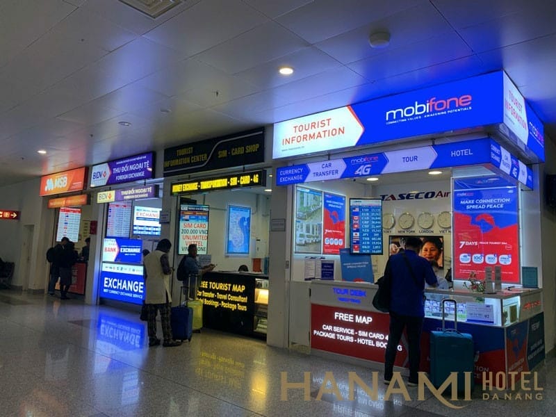 Đổi tiền ở sân bay Đà Nẵng