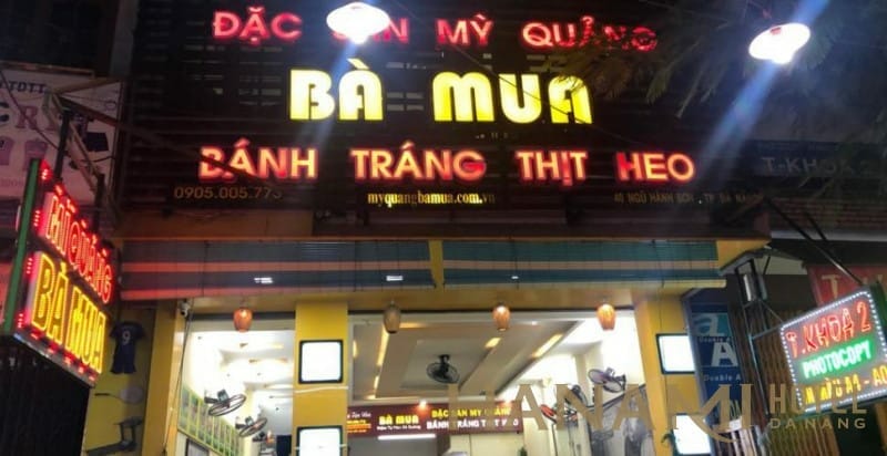 Bánh tráng cuốn thịt heo bà Mua