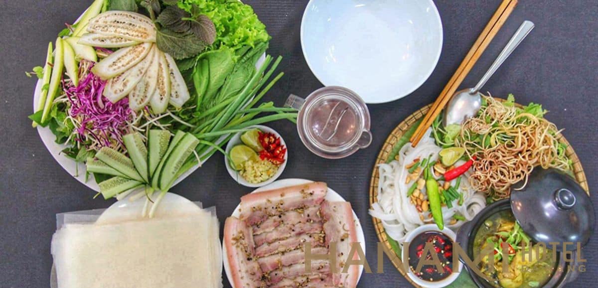 bánh tráng cuốn thịt heo bà Mua