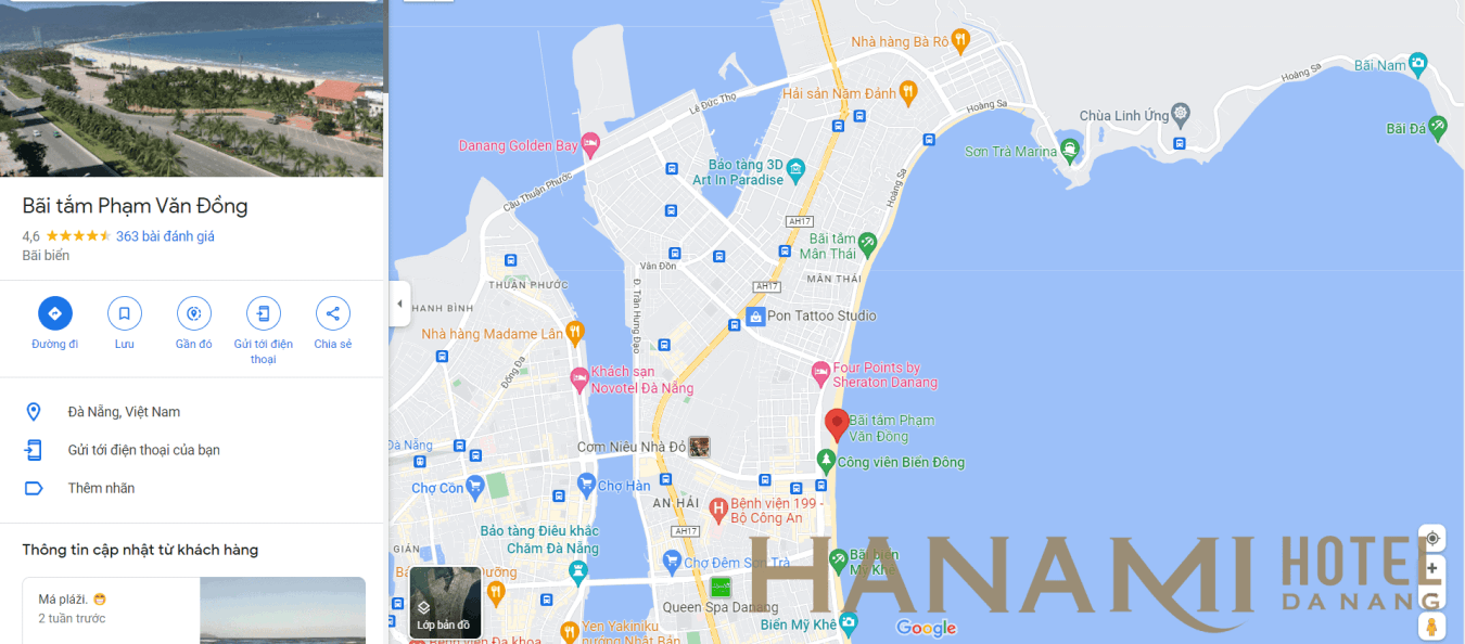 Pham Van Dong Beach: One of the must-see beaches in Da Nang