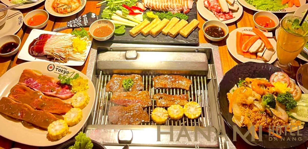 Tokyo BBQ Town Danang: A miniature Japanese space in the heart of Da Nang 7 phố nướng tokyo đà nẵng