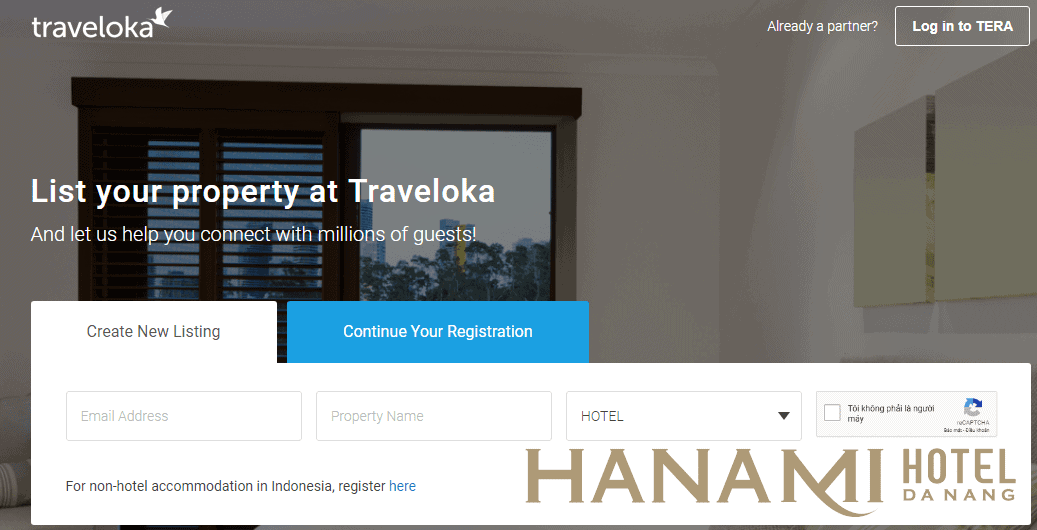 Hướng dẫn đăng ký bán phòng trên traveloka.com