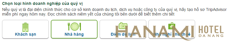Hướng dẫn đăng kí bán phòng trên Tripadvisor