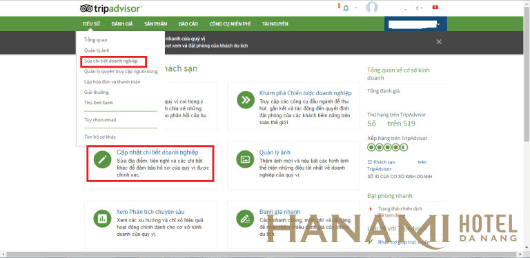 Hướng dẫn đăng kí bán phòng trên Tripadvisor
