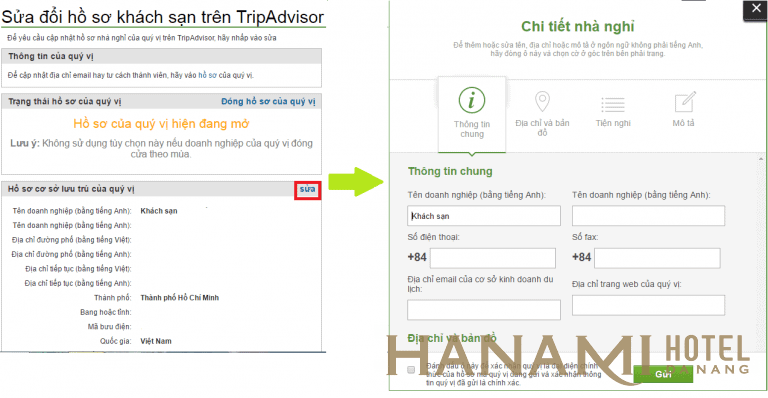 Hướng dẫn đăng kí bán phòng trên Tripadvisor