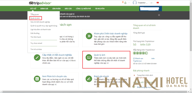 Hướng dẫn đăng kí bán phòng trên Tripadvisor