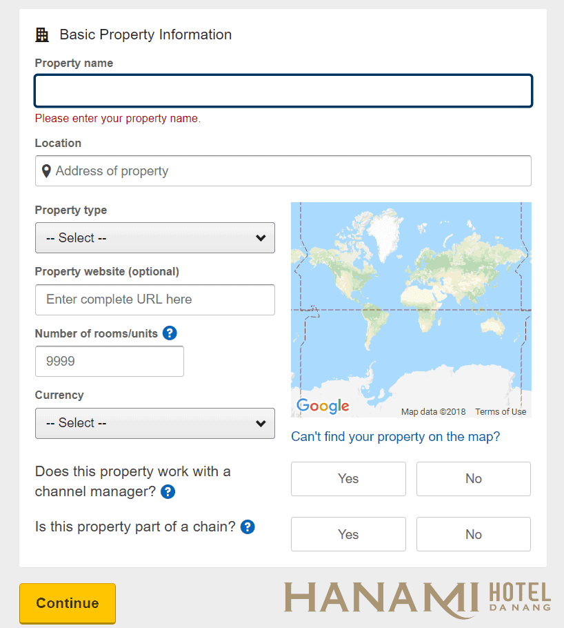  Hướng dẫn đăng ký bán phòng trên expedia.com