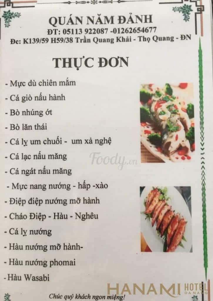 Kiểm chứng thực hư hải sản Năm Đảnh Đà Nẵng có ngon như lời đồn ? 2 hải sản Năm Đảnh Đà Nẵng