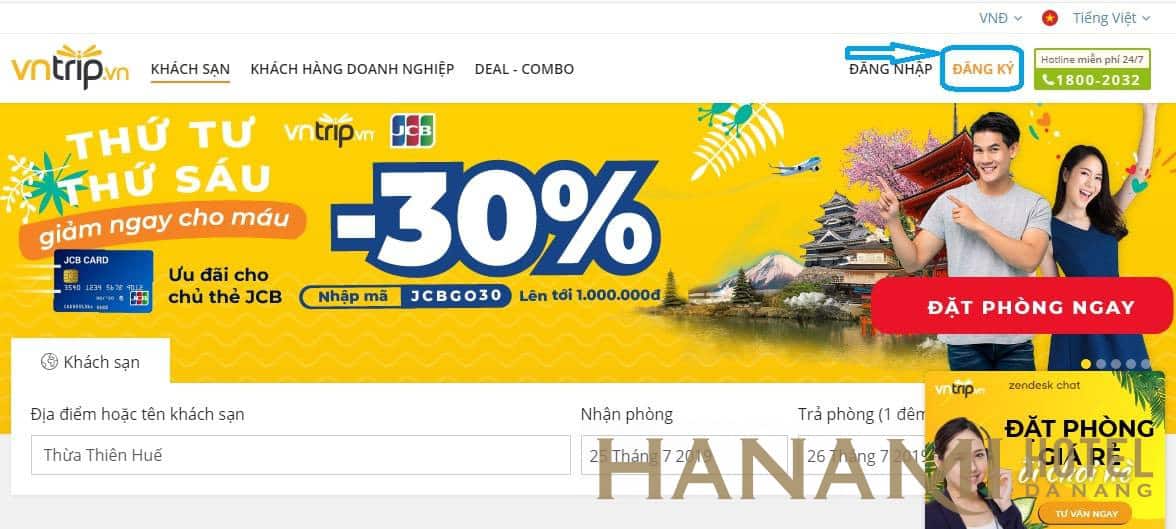 Hướng dẫn đăng ký bán phòng trên vntrip.vn 2 Hướng dẫn đăng ký bán phòng trên vntrip.vn