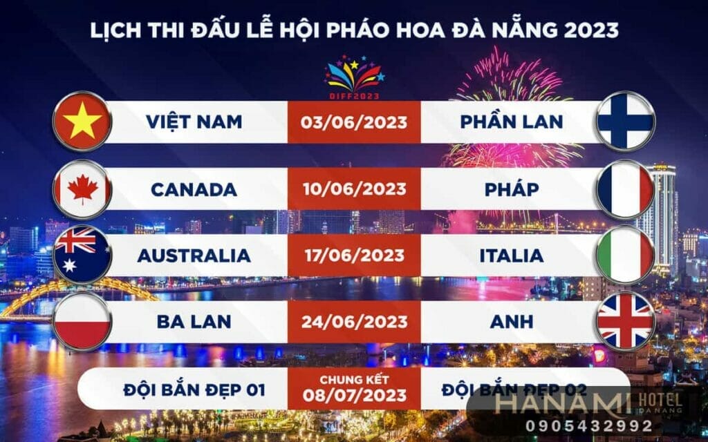 Công viên Châu Á tổ chức sự kiện đồng hành cùng DIFF 2023 2 lịch thi đấu DIFF 2023