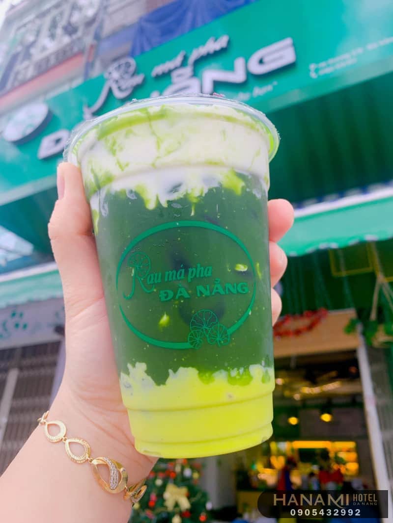 6 địa chỉ nước ép rau má pha Đà Nẵng ngon nhất 4 Rau má pha Đà Nẵng