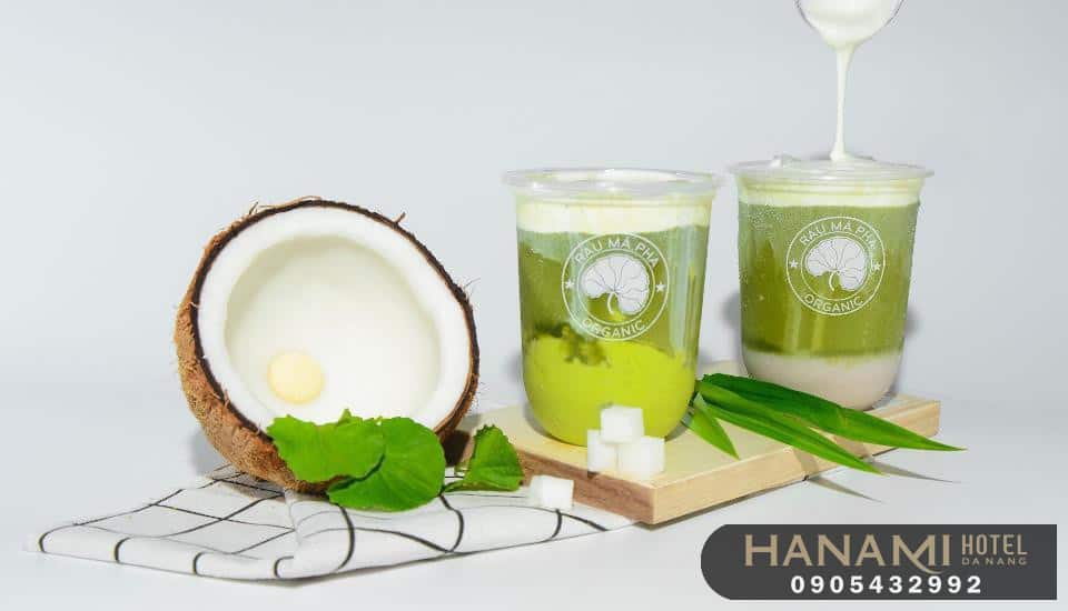 Nước ép rau má pha Đà Nẵng